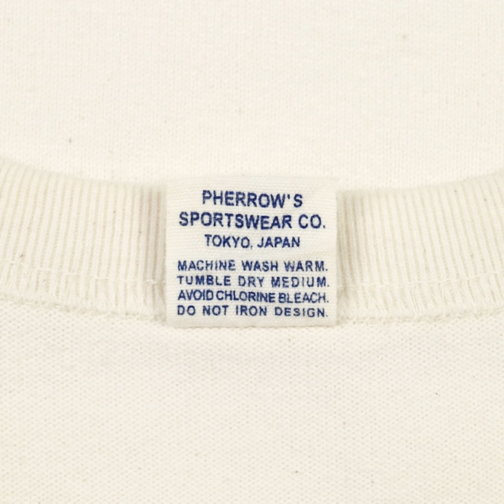 Pherrow's Japan Cotton T-Shirt Natural Size M