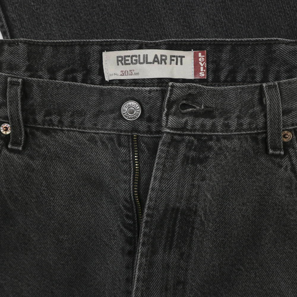 2000s Levi's 505 Black Denim Jeans Size 38