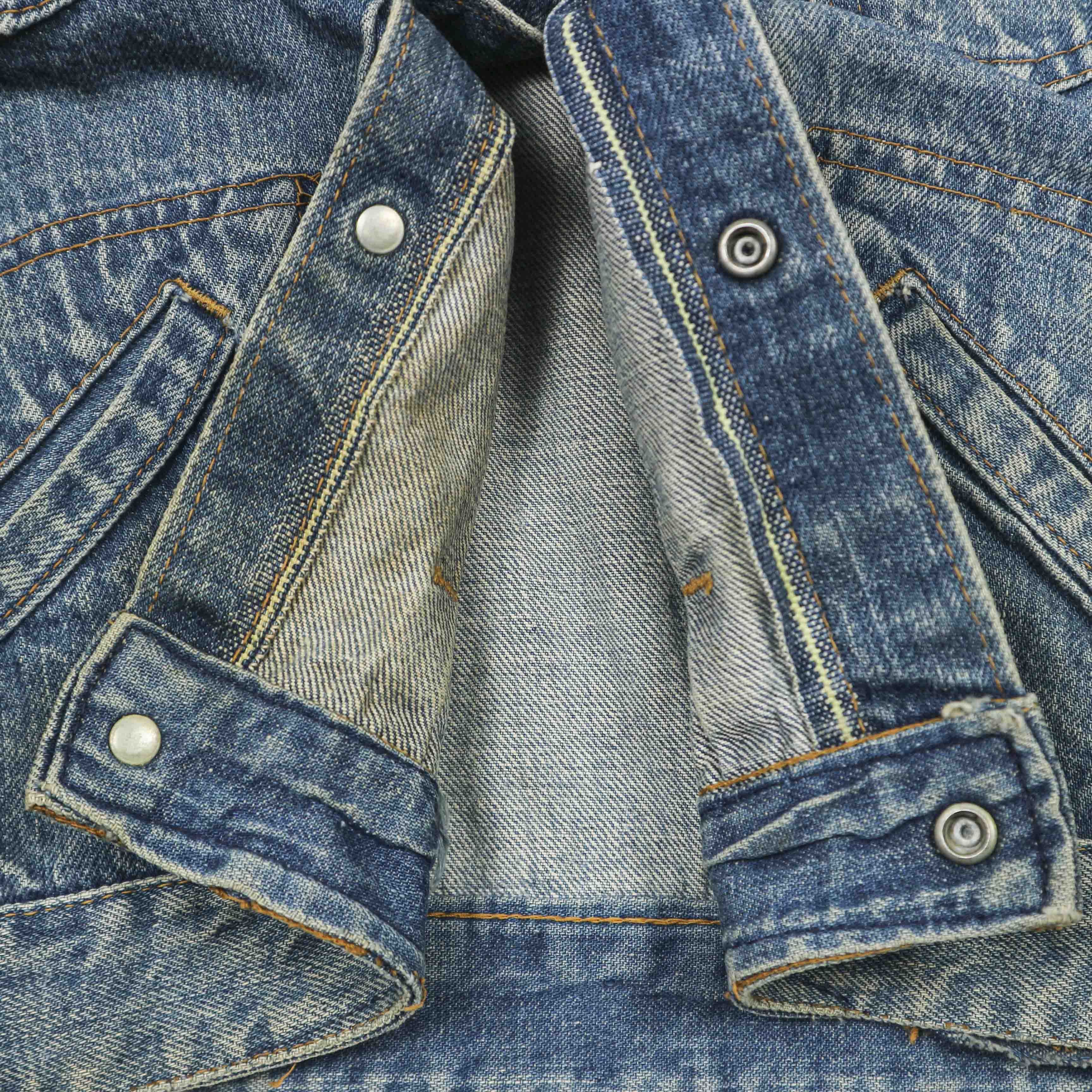 Vintage 70s JC Penney Selvedge Denim Jacket Size XS