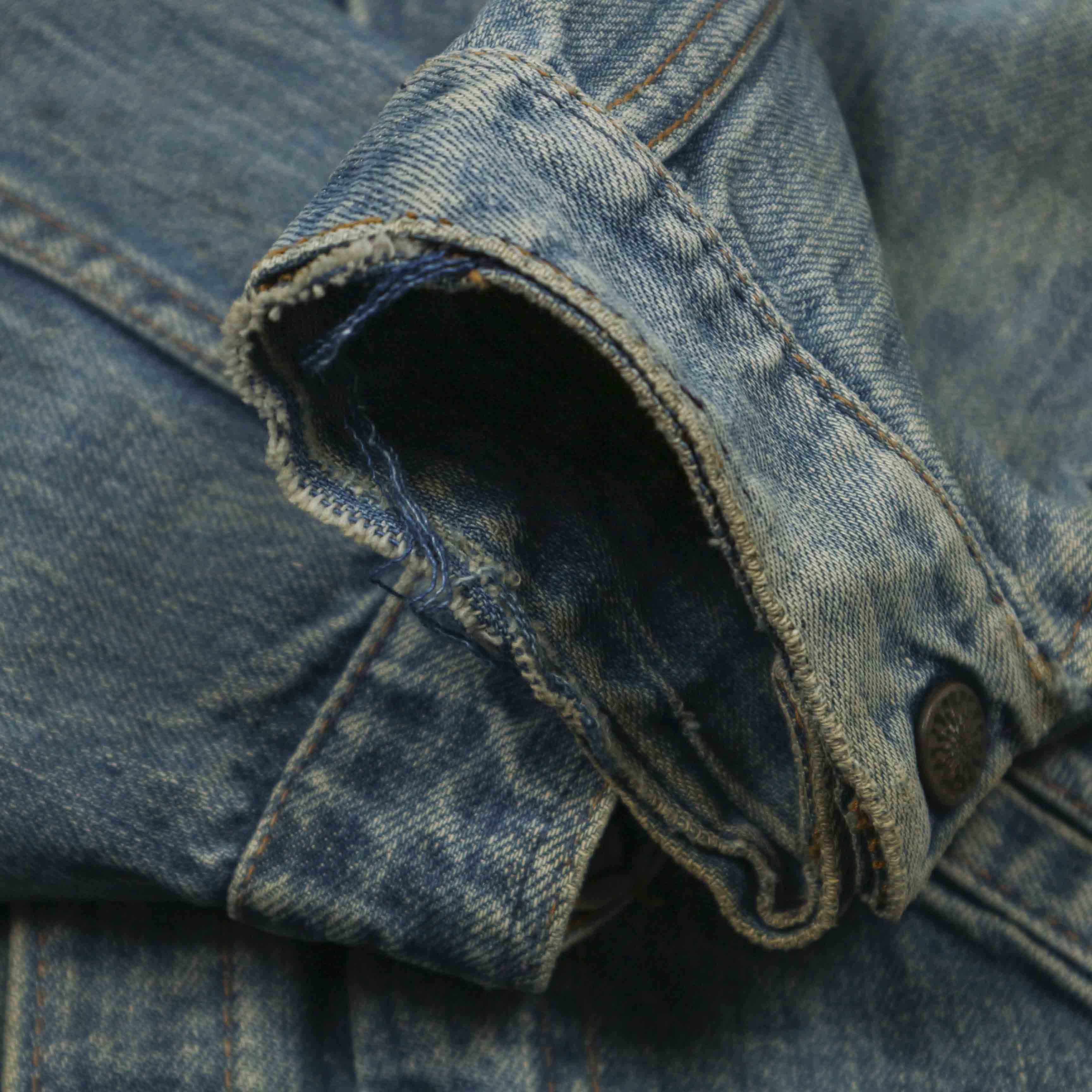 Vintage 70s JC Penney Selvedge Denim Jacket Size XS