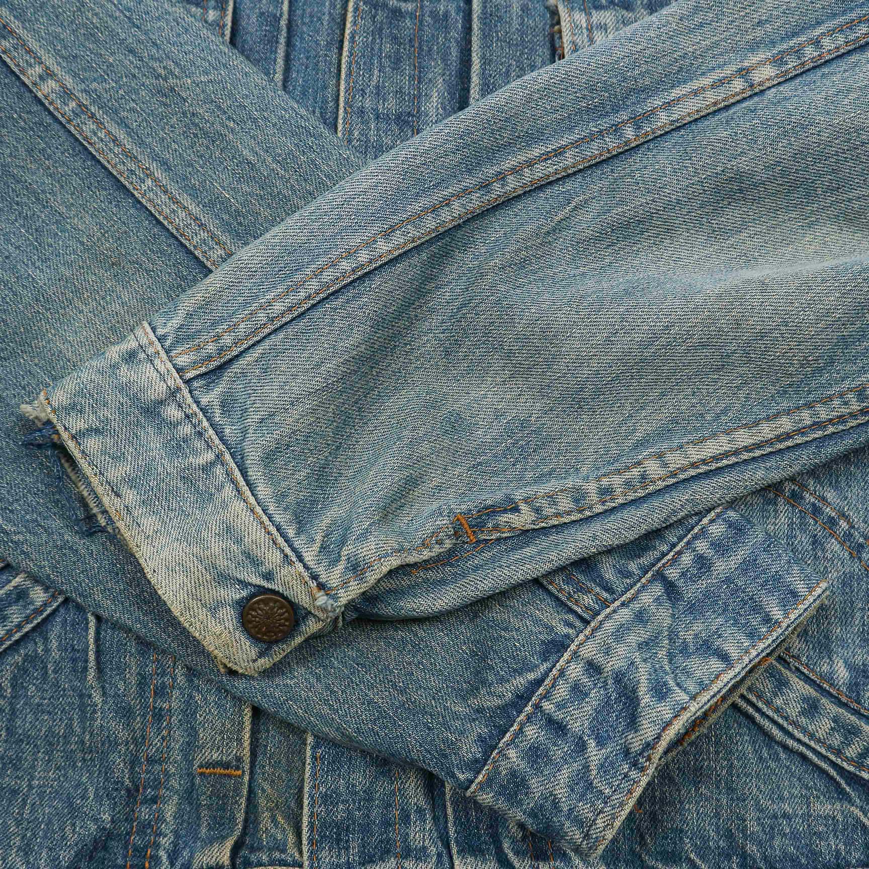 Vintage 70s JC Penney Selvedge Denim Jacket Size XS