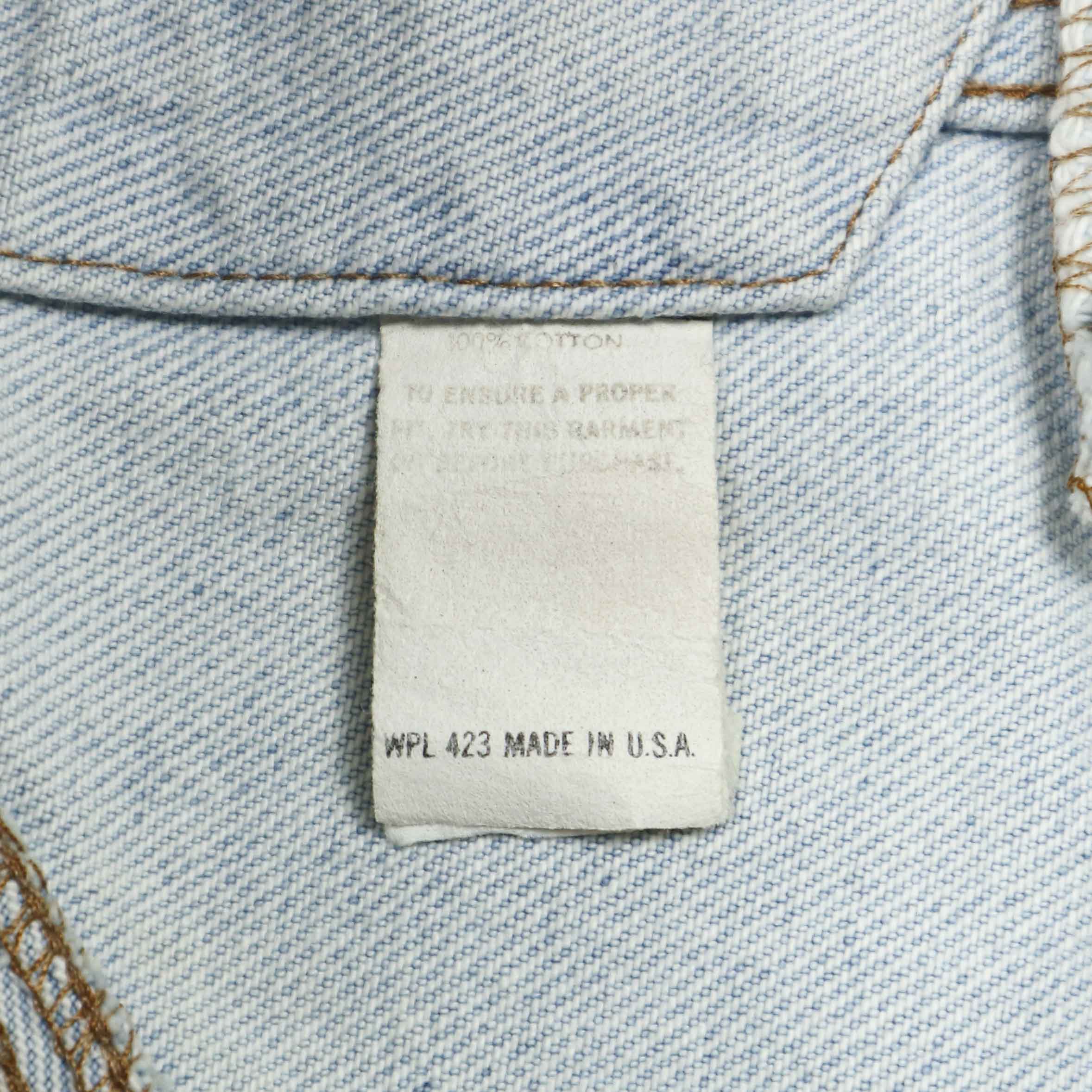 Vintage 80s Levi's USA Trucker Denim Jacket Size M