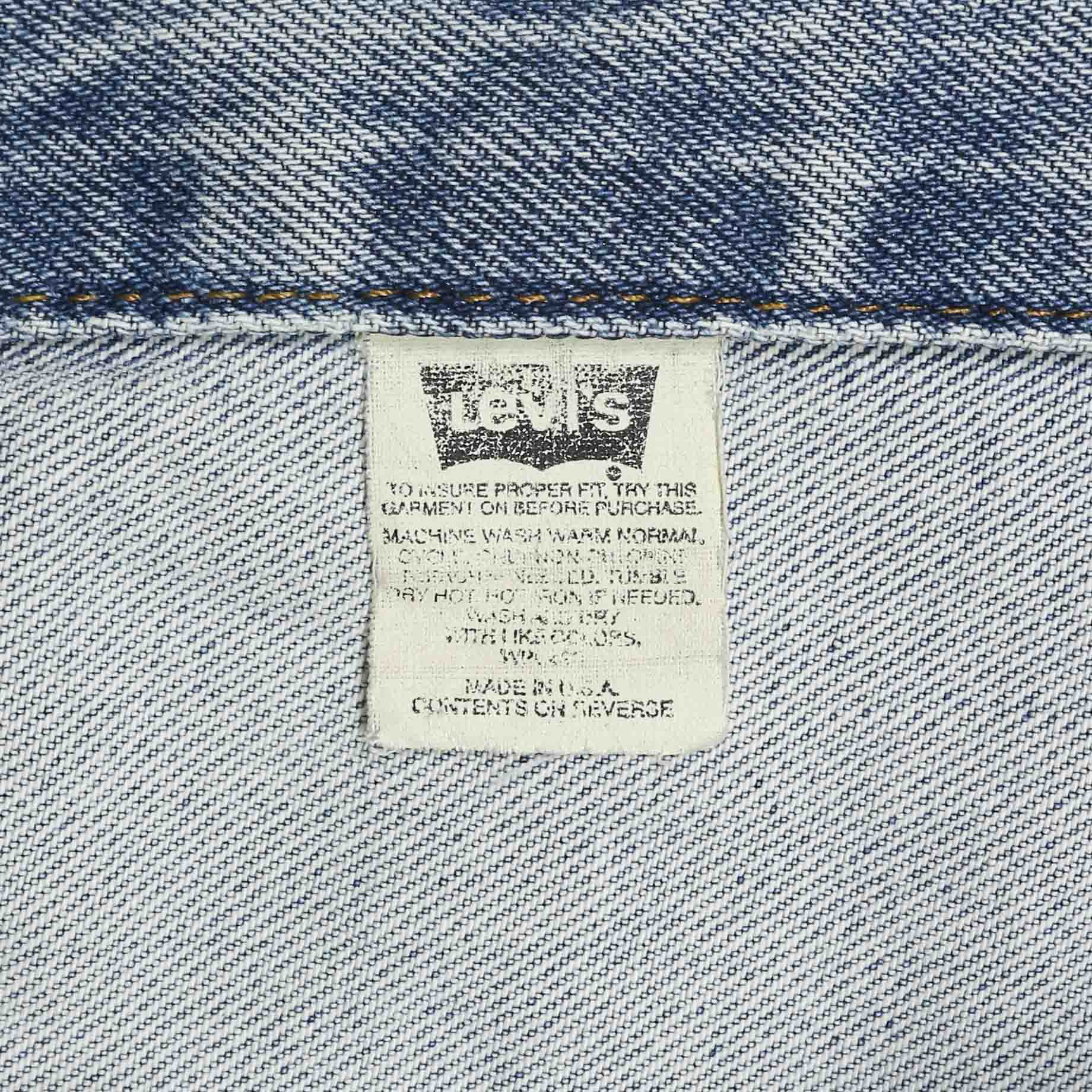 90s Levi's USA Sleeve-cutted Denim Jacket Size XL