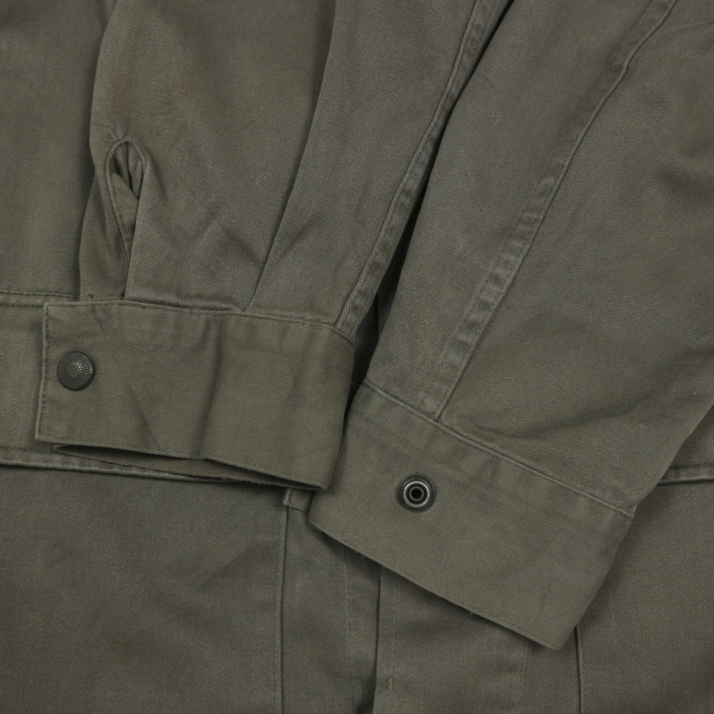 90s French Army Olive Field Jacket Size S