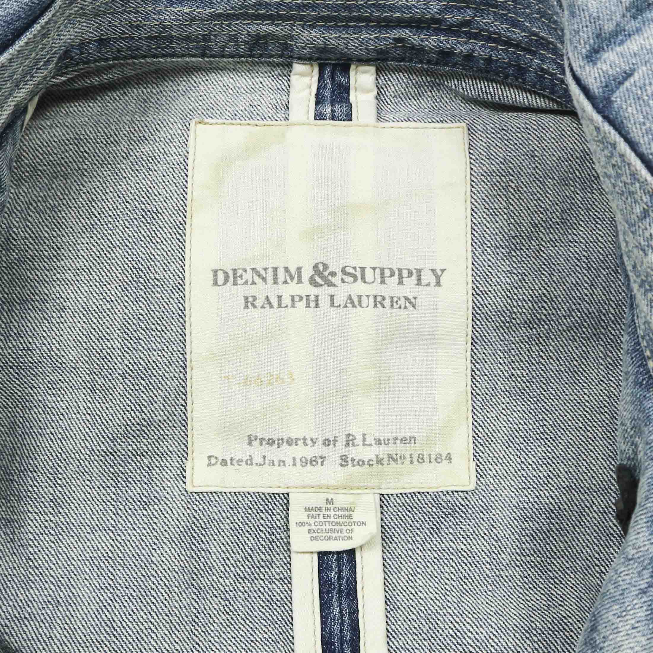 Denim & Supply Ralph Lauren Denim Peacoat Size M
