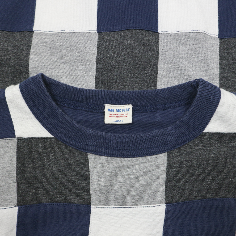 Rag Factory Patchwork T-Shirt Size L