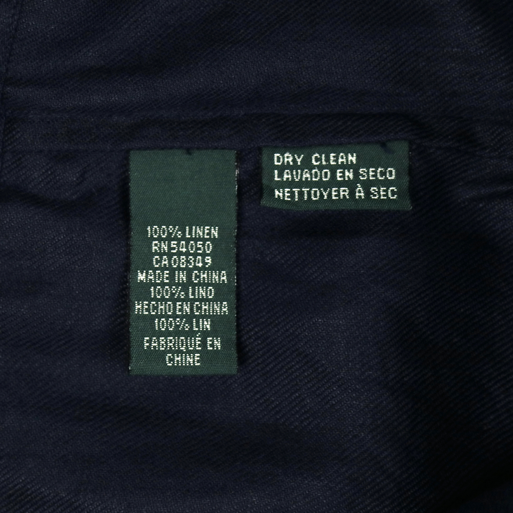 Lauren by Ralph Lauren Linen Field Jacket Women Size M