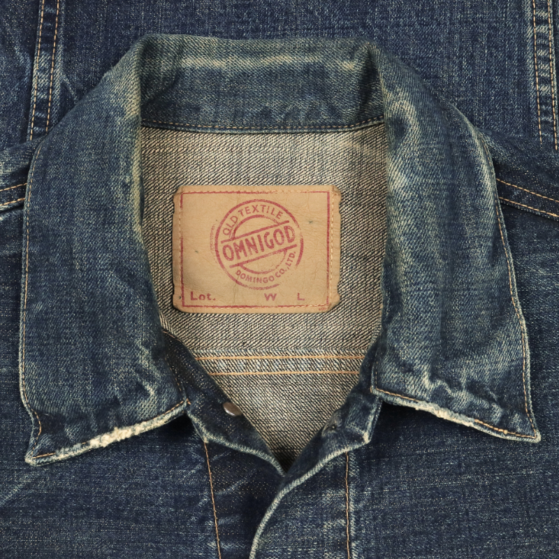 Omnigod Japan Selvedge Denim Trucker Jacket Size M