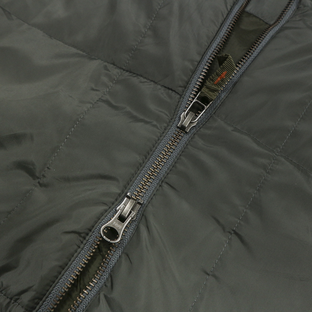 Lacoste Brand Olive Quilted Men Jacket Size L