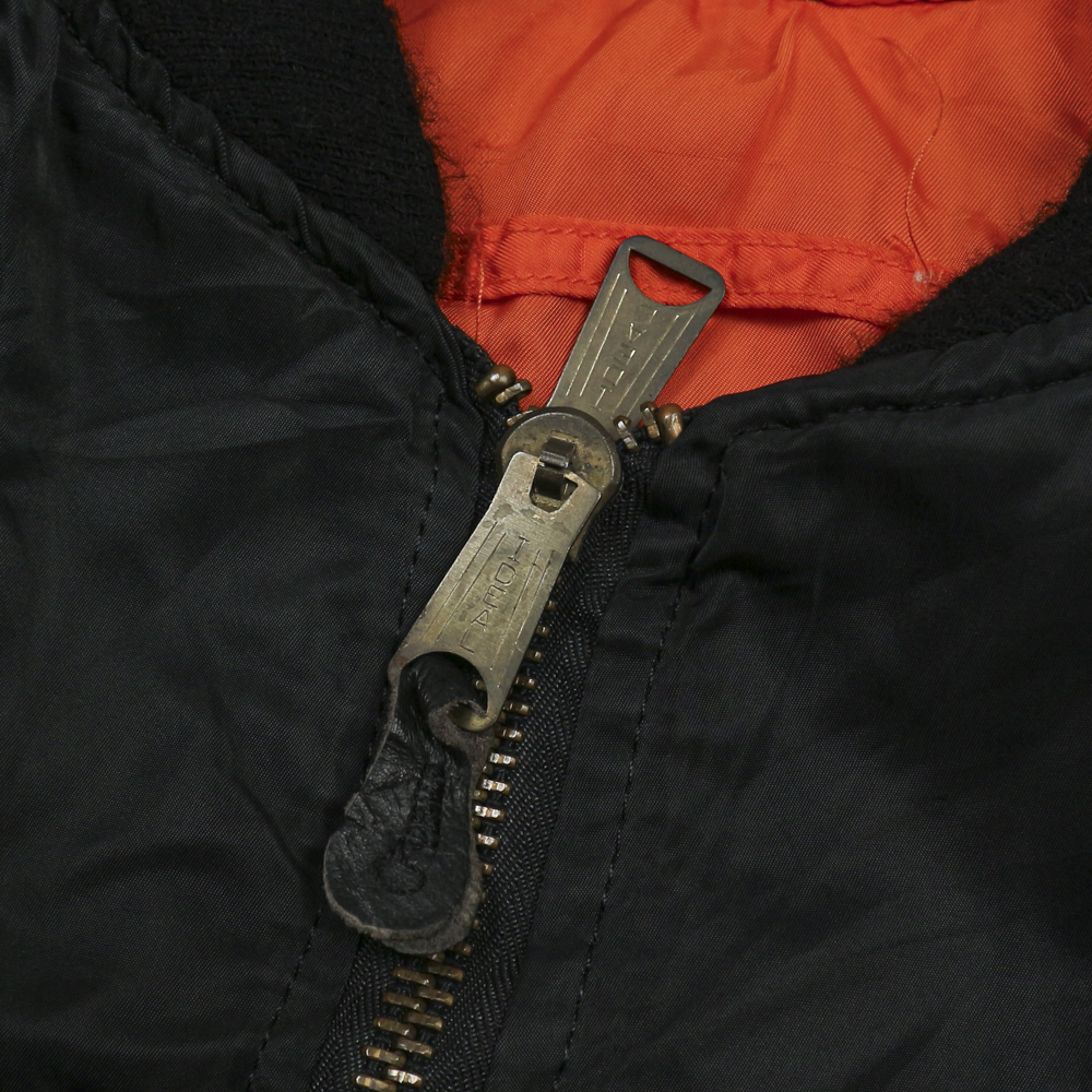 80s Alpha Industries USA Made MA-1 Bomber Jacket Size M