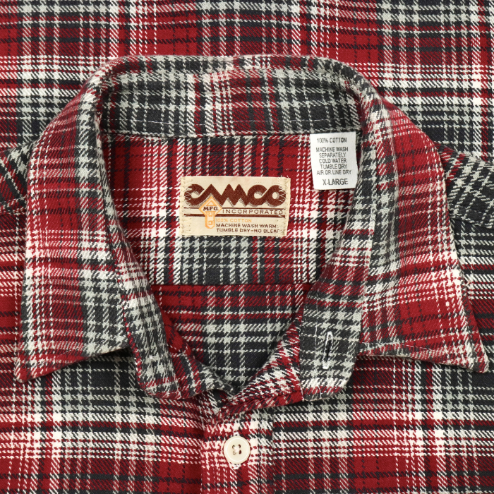 Camco Mfg Heavy Flannel Work Shirt Size XL