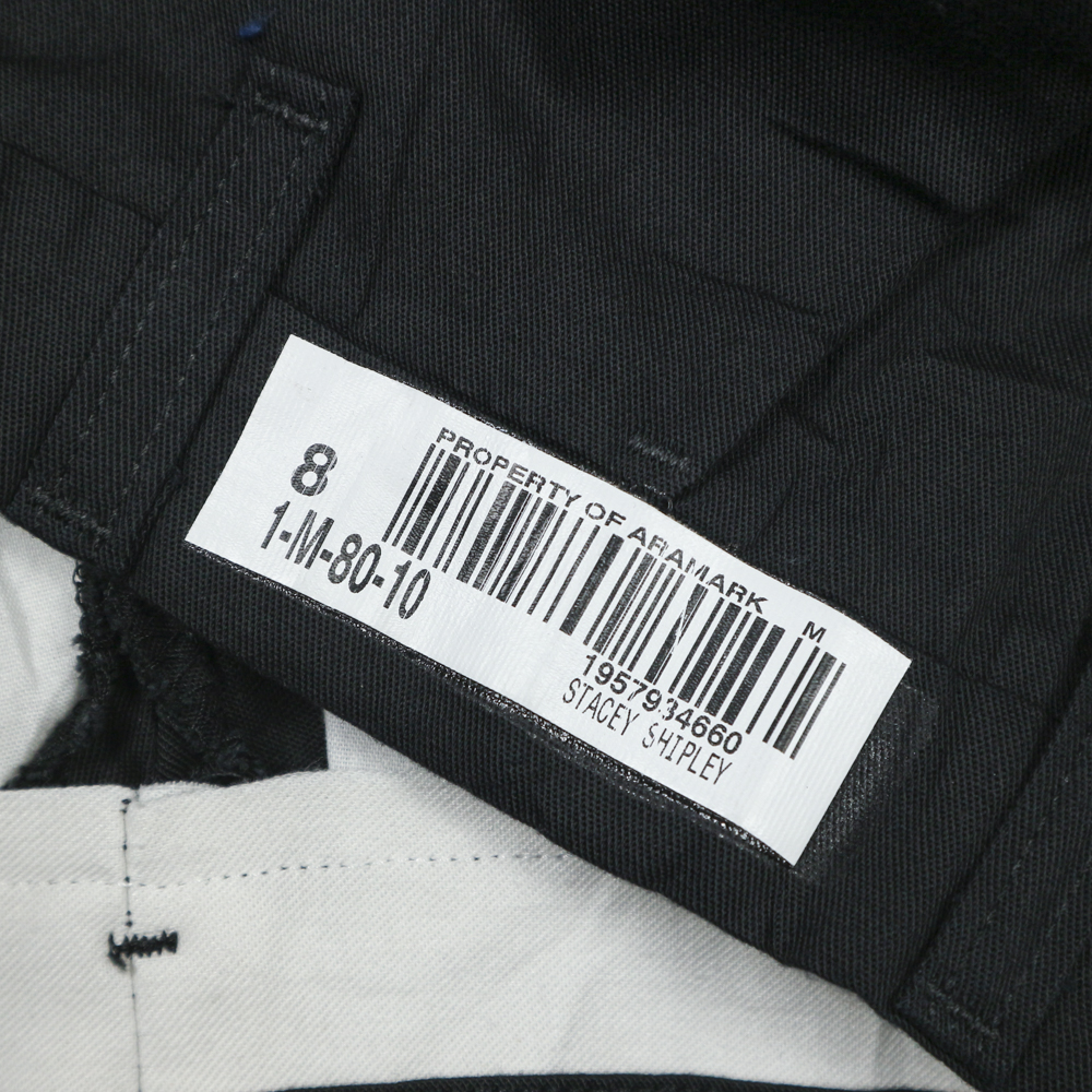 Aramark Black Work Uniform Pants Size 26