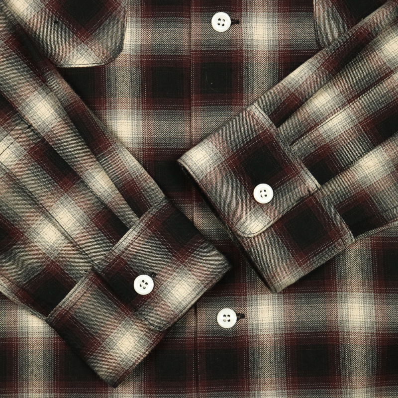 Temptation Shadown Plaid Shirt Size L