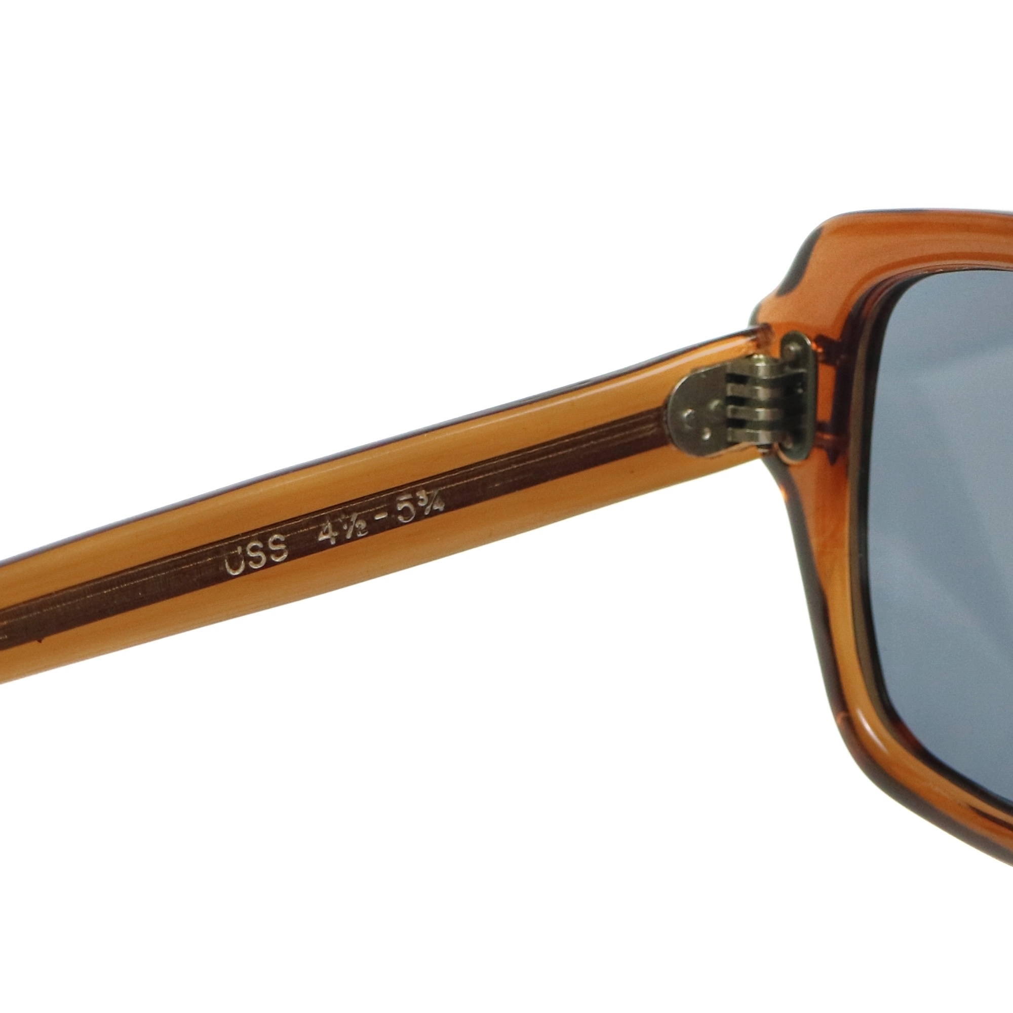 80s U.S. Military Issue Glasses Brown - Grey Lens [48-20]