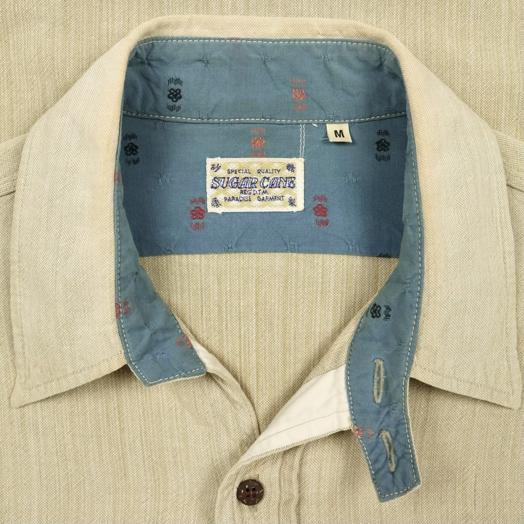 Sugar Cane Japan Made Work Shirt Size M