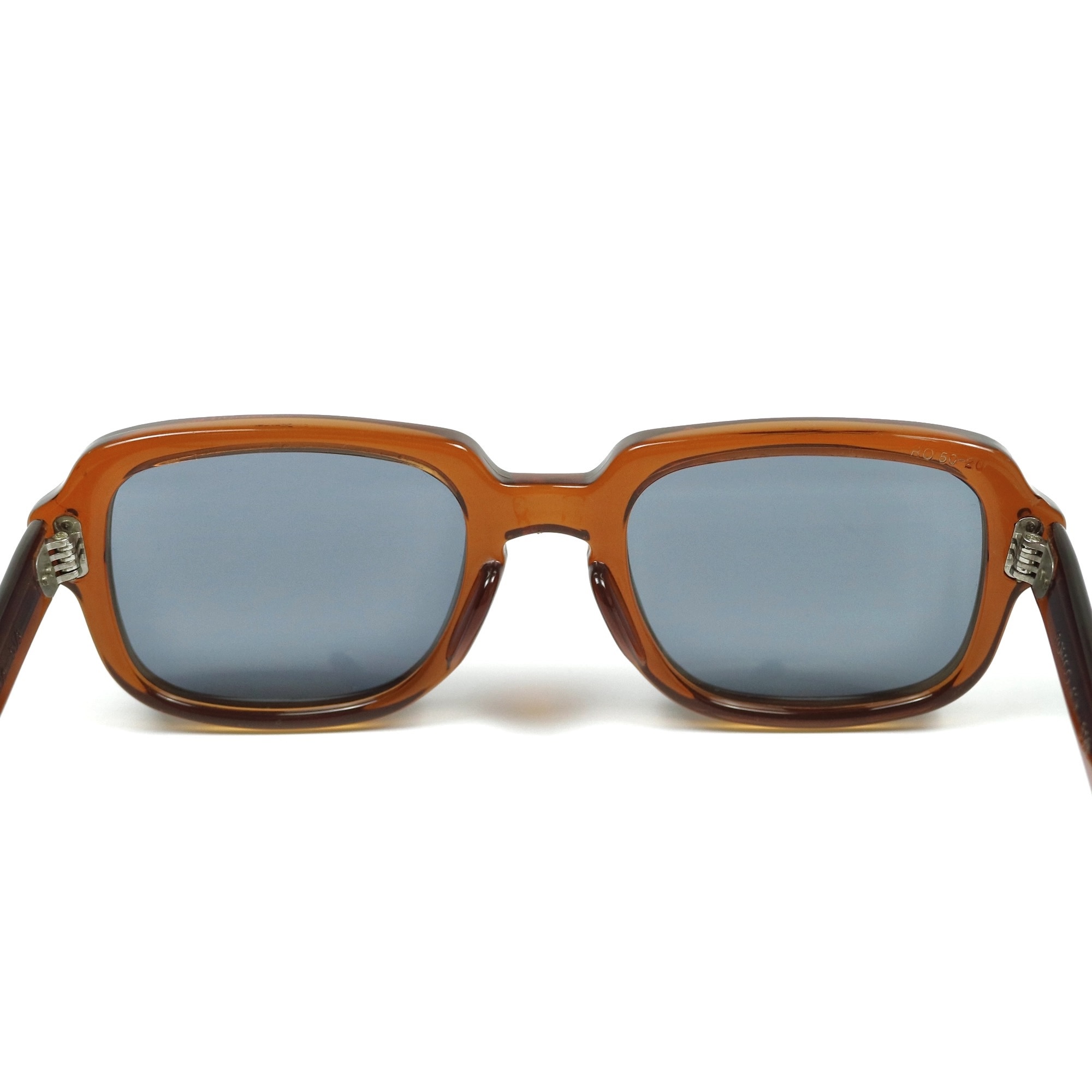 80s U.S. Military Issue Glasses Brown - Grey Lens [50-20]