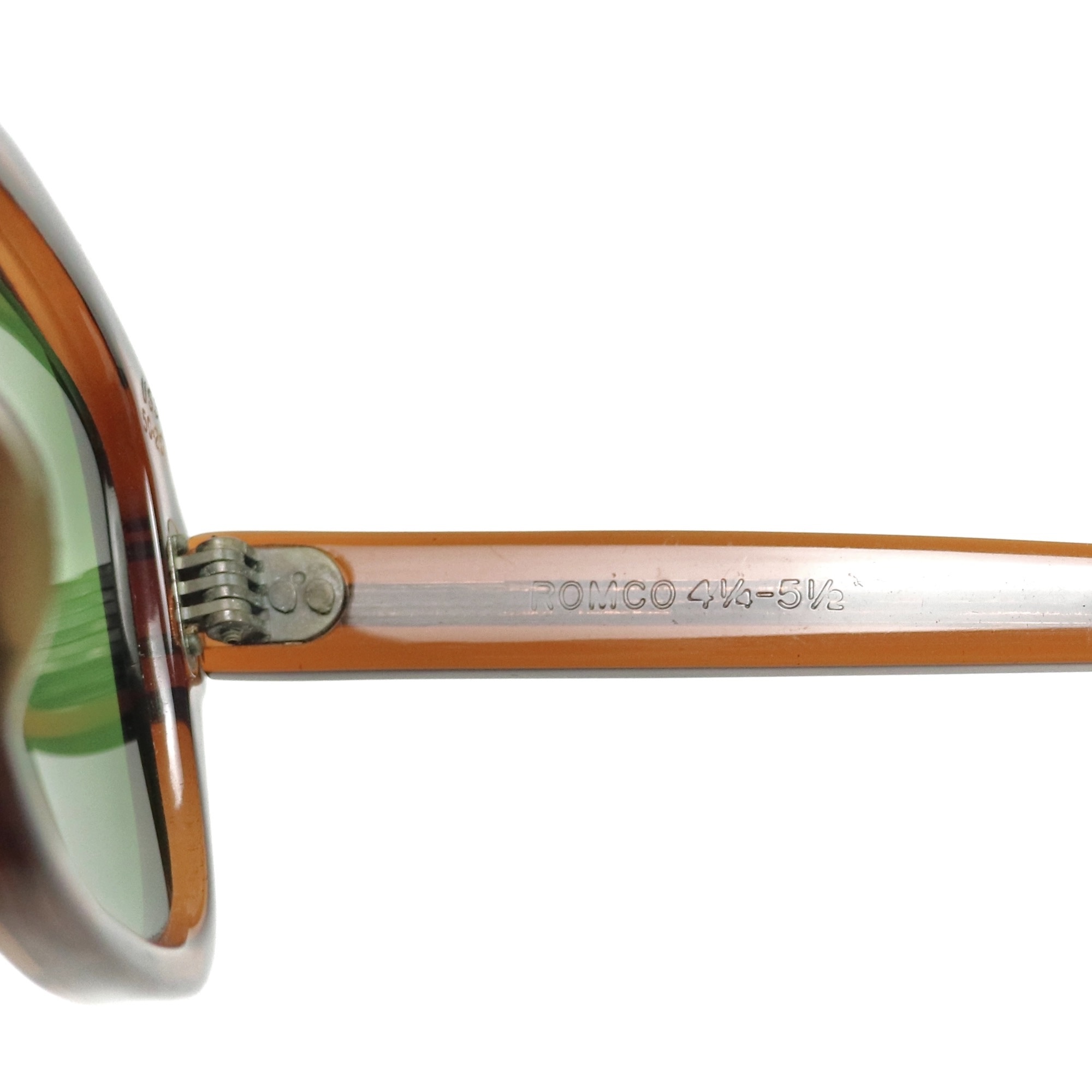 80s U.S. Military Issue Glasses Brown - Green Lens [50-20]