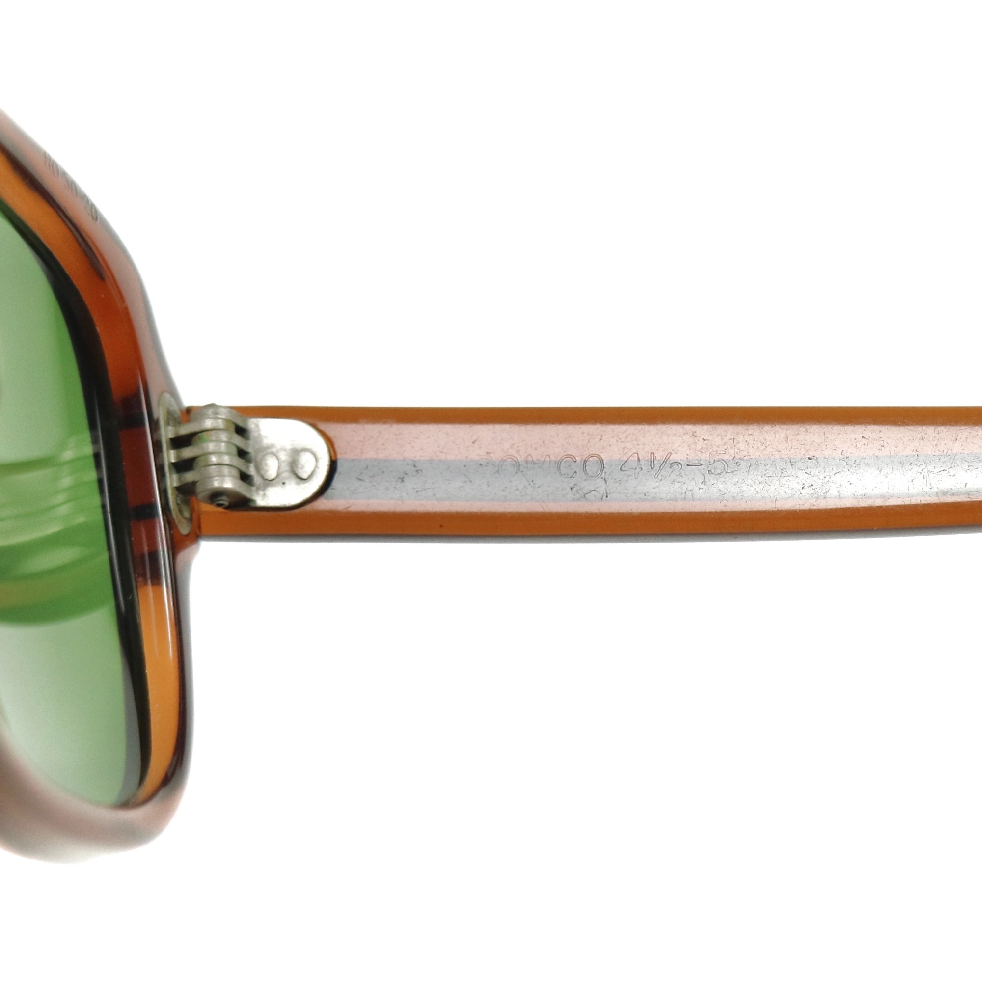 80s U.S. Military Issue Glasses Brown - Green Lens [50-20]