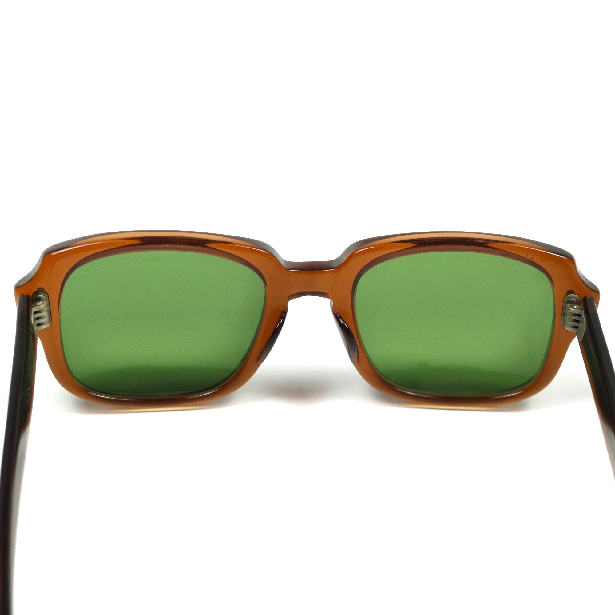 80s U.S. Military Issue Glasses Brown - Green Lens [50-20]