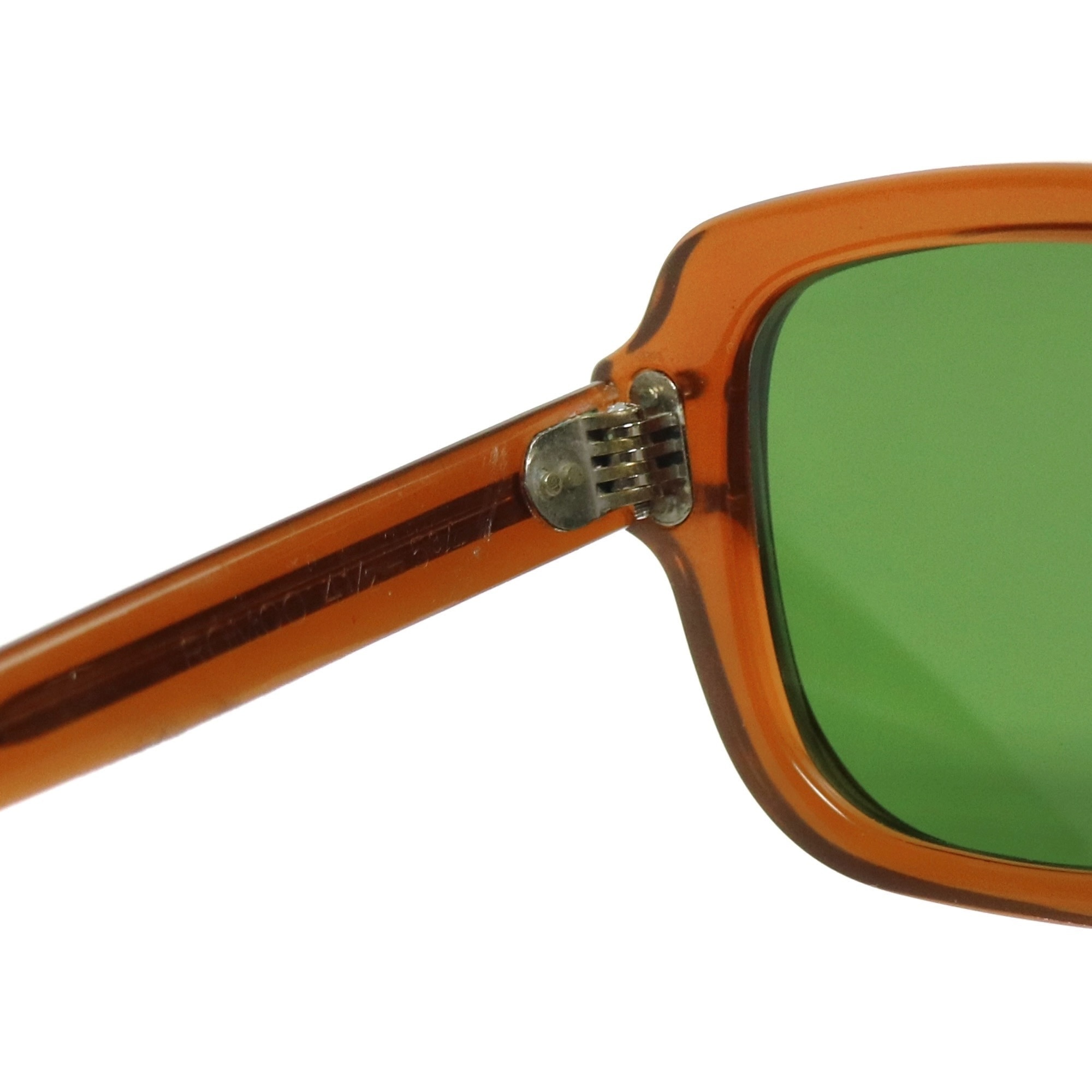 80s U.S. Military Issue Glasses Brown - Green Lens [48-20]