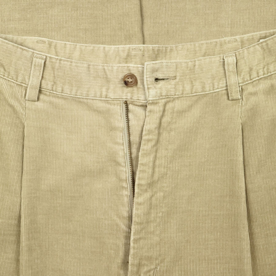 90s Casey Jones Corduroy Pleated Trousers Size 34