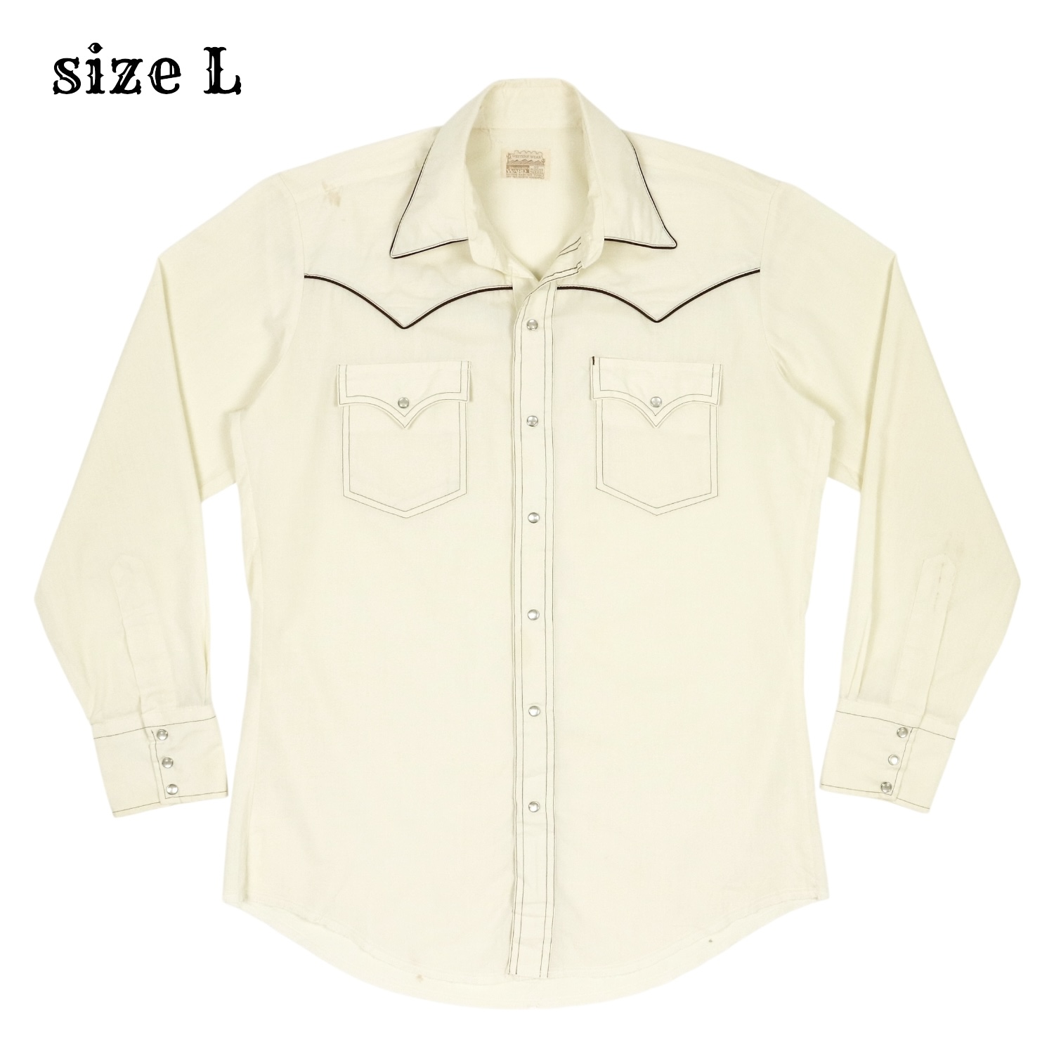 Vintage Montgomery Ward Western Shirt Size L