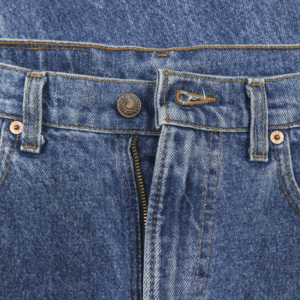 Vtg 80s Levi's 505 USA Denim Jeans Size 33