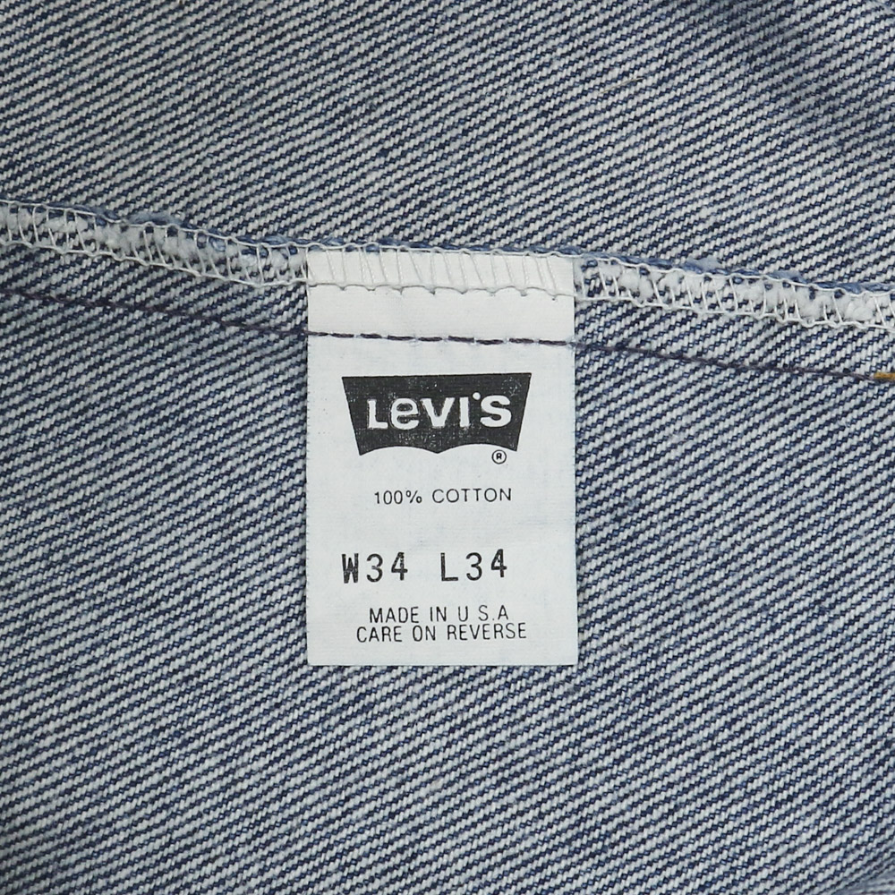 Vtg 80s Levi's 505 USA Denim Jeans Size 33