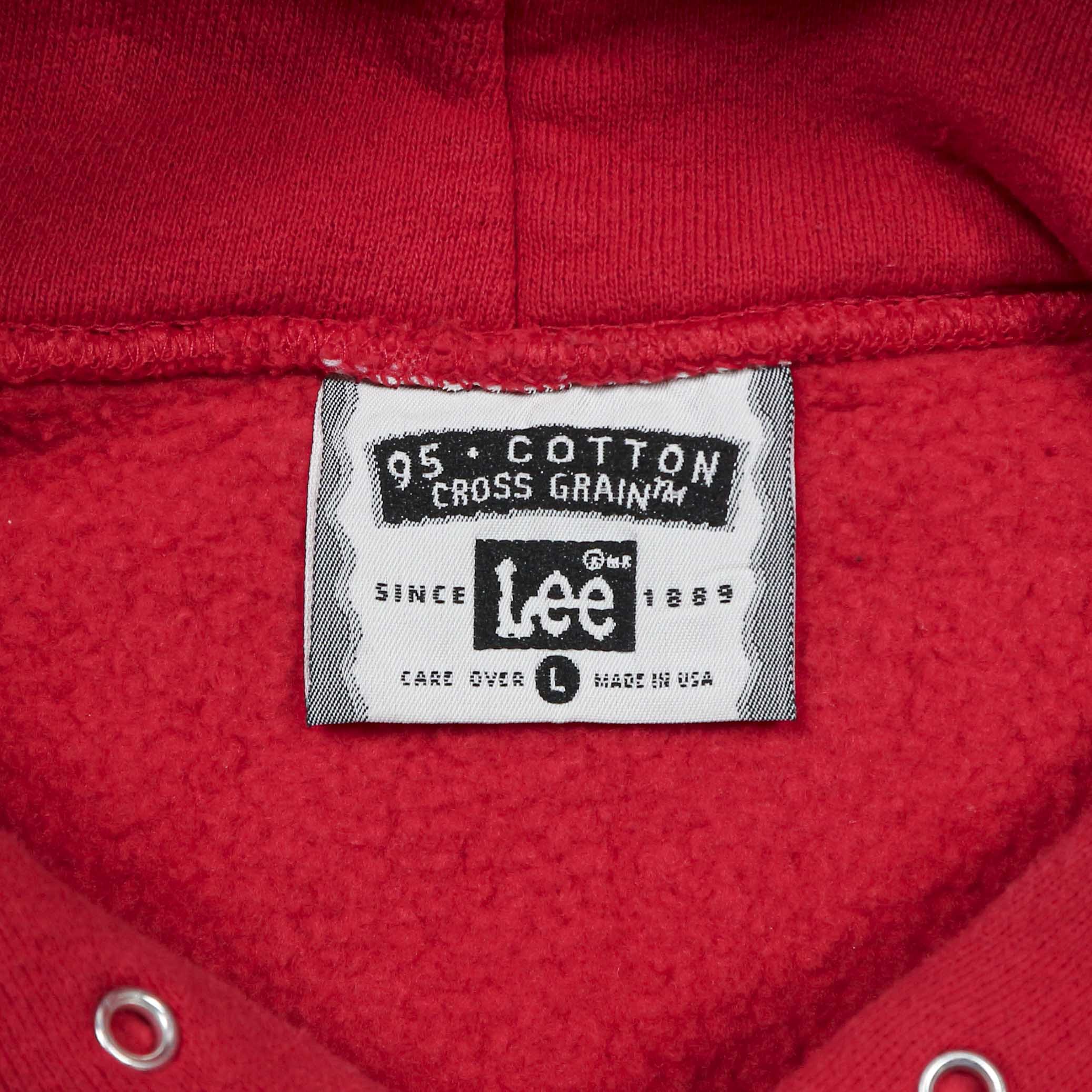 90s Lee USA Made Heavy Weight Hoodie Size L