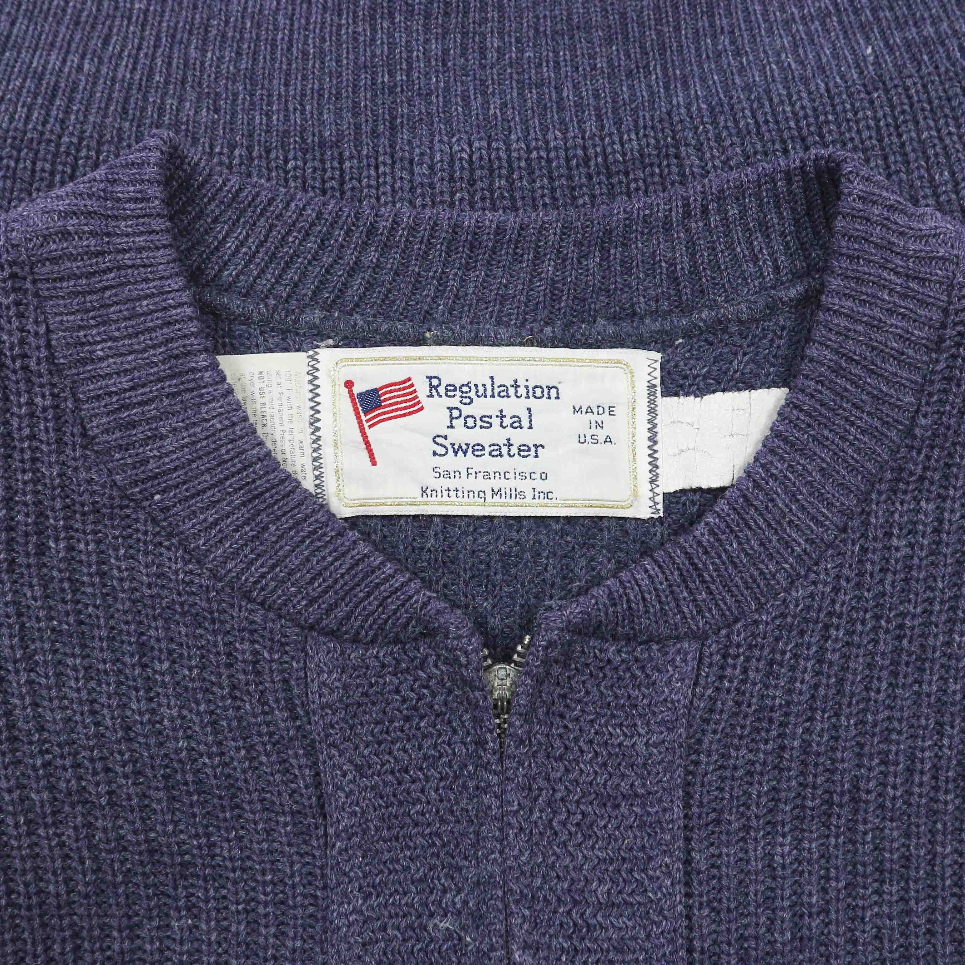 Vintage U.S. Mail Postal Sweater by San Francisco Knitting Size M