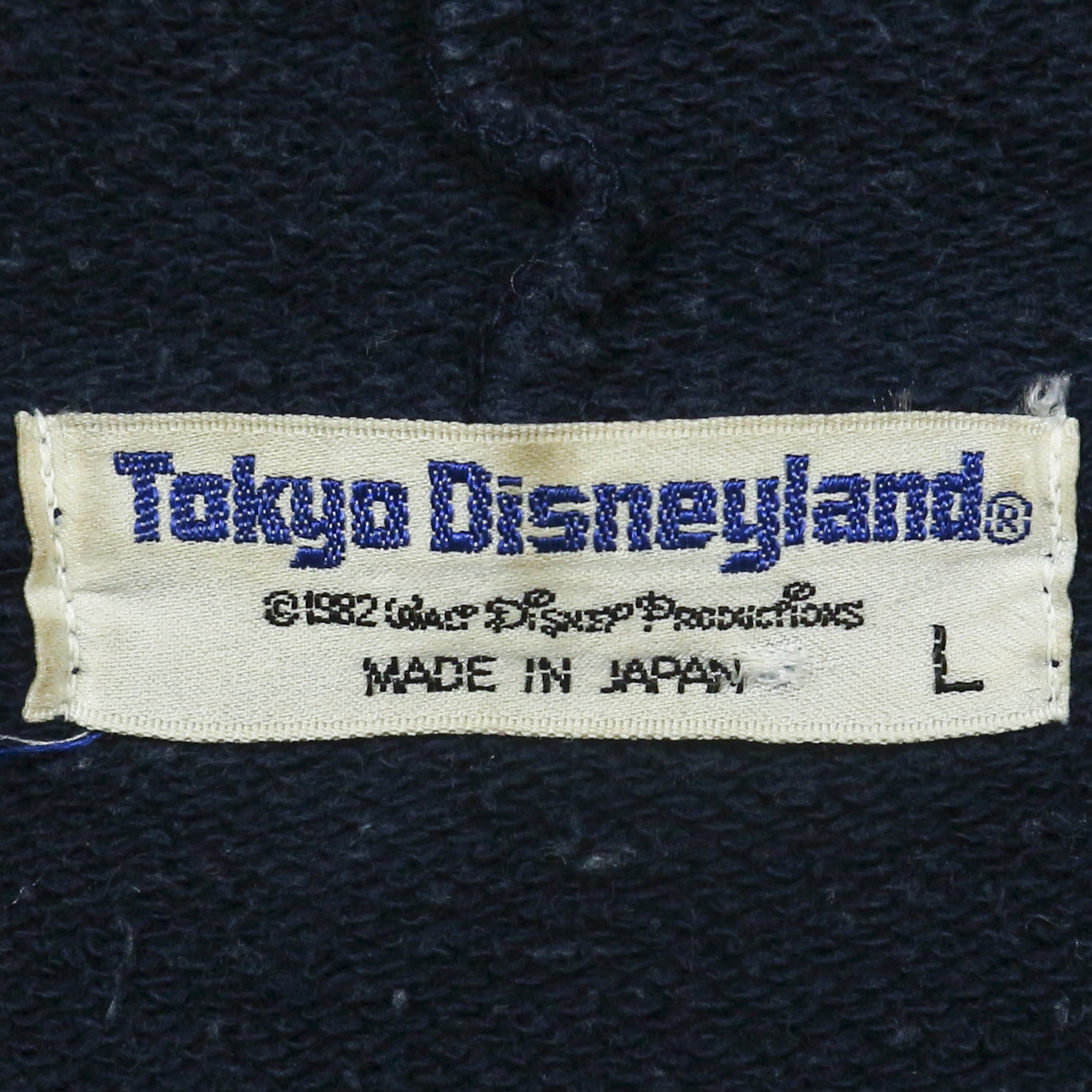 80s Tokyo Disneyland Japan Logo Hoodie Size M