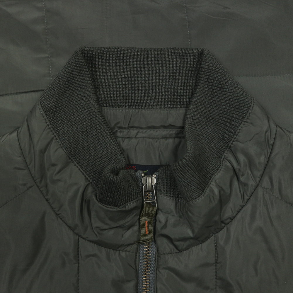 Lacoste Brand Olive Quilted Men Jacket Size L