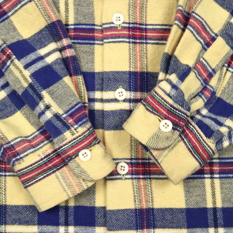 90s Wrangler Japan Flannel Work Shirt Size M