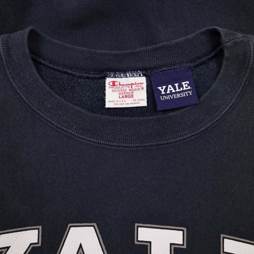 Champion x Yale Reverse Weave Sweatshirt 70s Model Size L