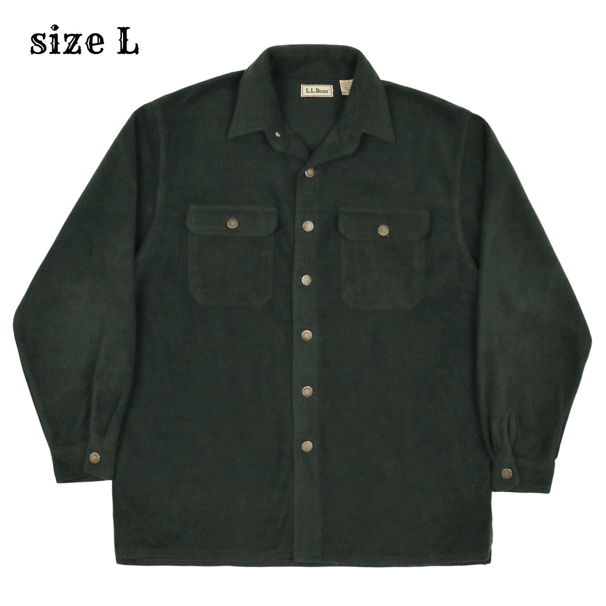 90s L.L.Bean Outdoor Fleece Shirt Size L