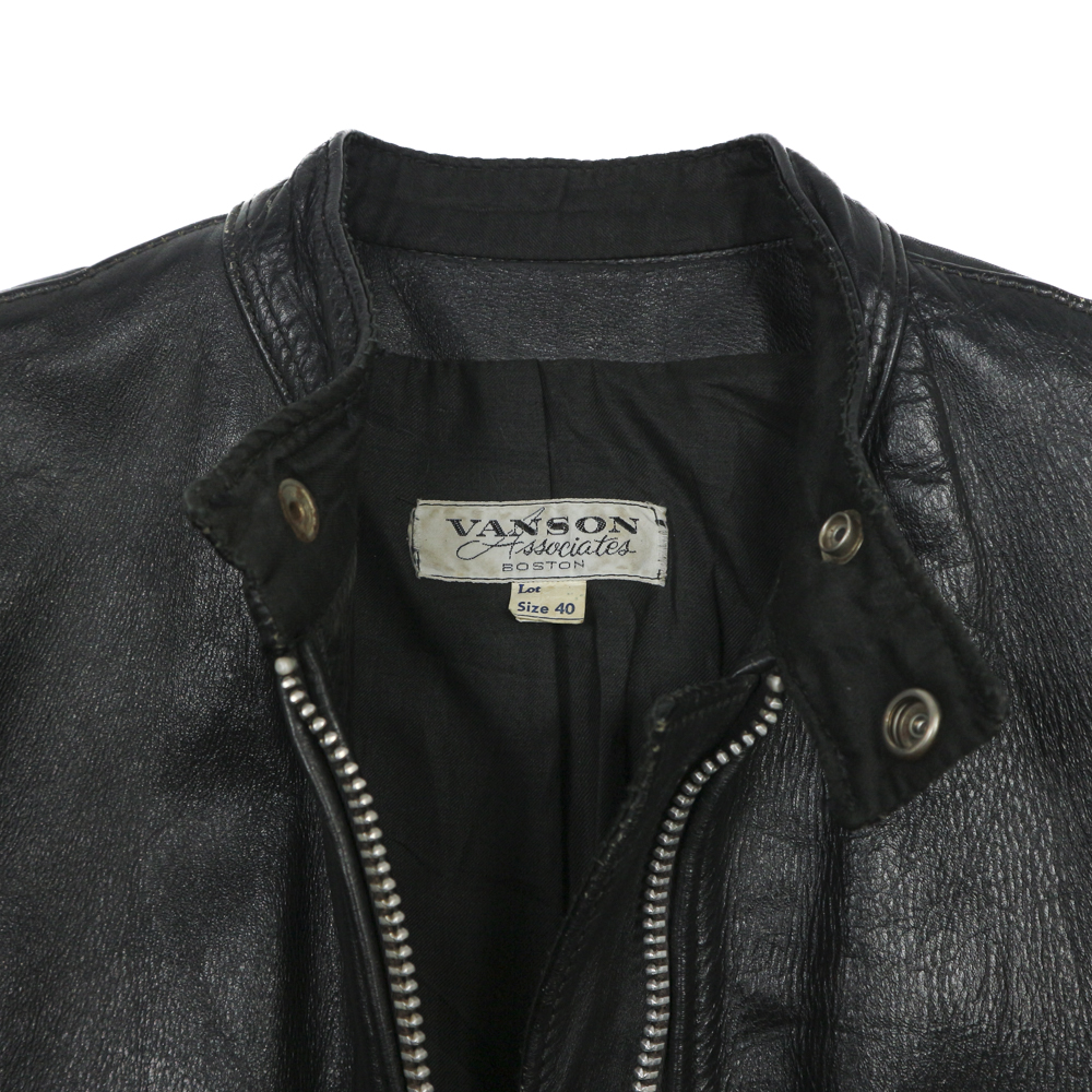Vintage 70s Vanson USA Leather Jacket Size L