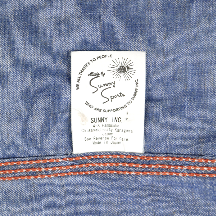 Sunny Sports Japan Chambray Work Shirt Size S