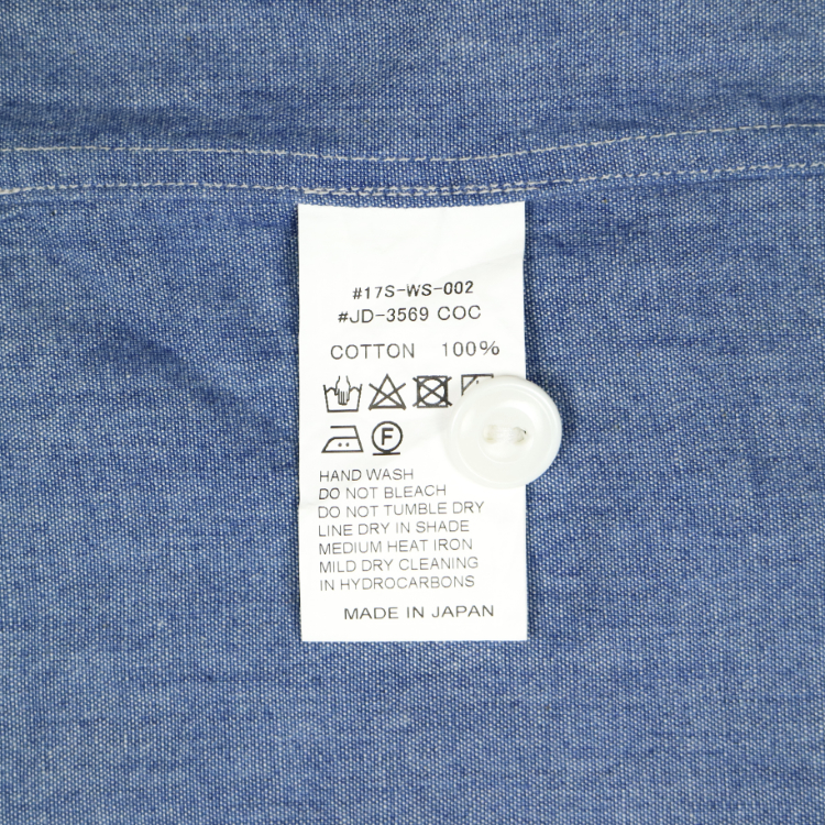 Danton Made in Japan Chambray Shirt Size L