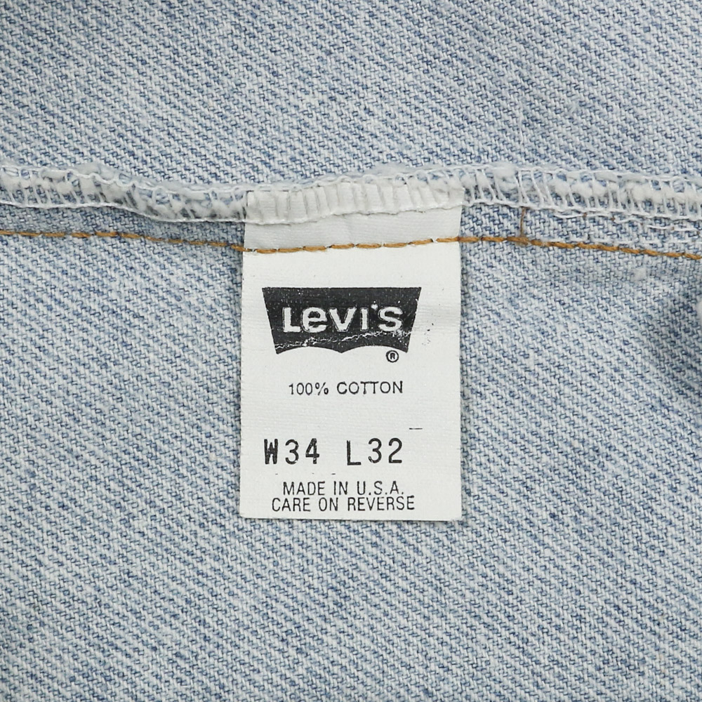90s Levi's 550 Made in USA Denim Jeans Size 33