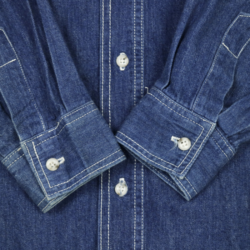 Blue Way Made in Japan Denim Shirt Size L