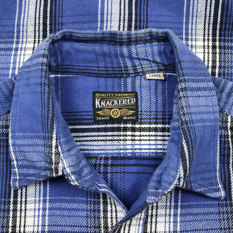 Knackered Heavy Cotton Flannel Shirt Size M