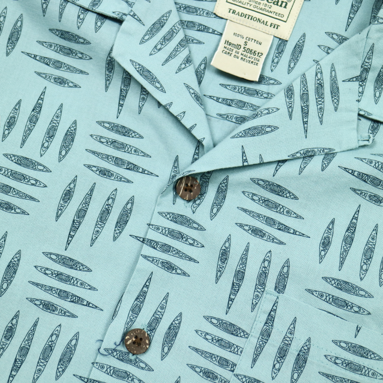 L.L.Bean Cotton Open-collar Shirt Size S