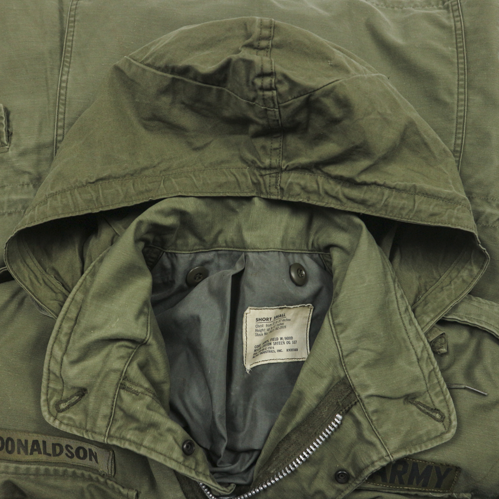 Vintage 60s U.S. Army M-65 Field Jacket Size S