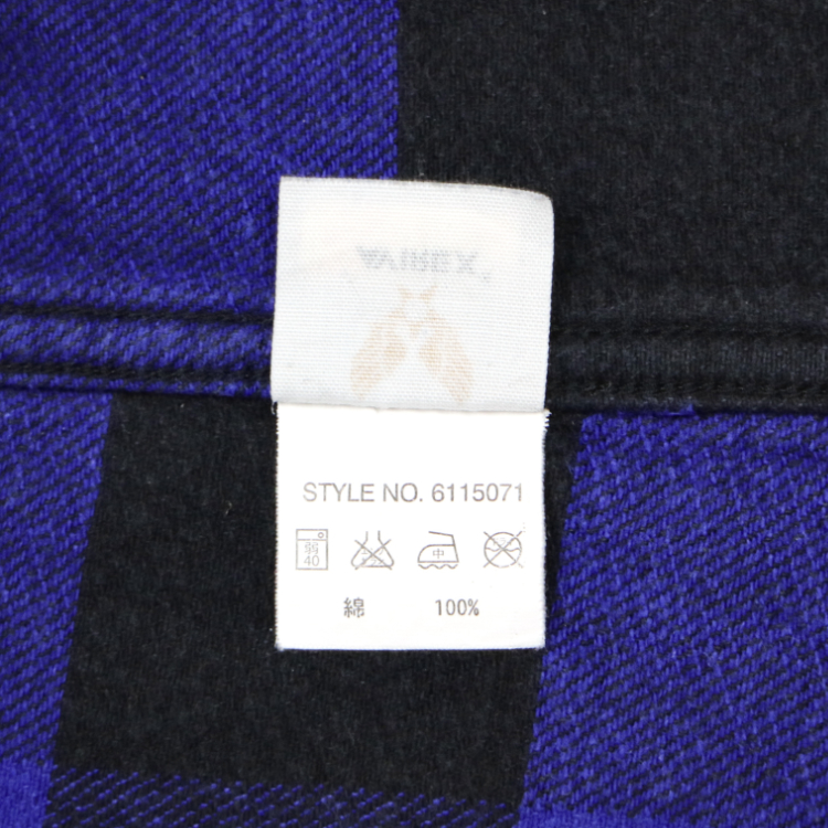 Avirex Company Flannel Work Shirt Size S