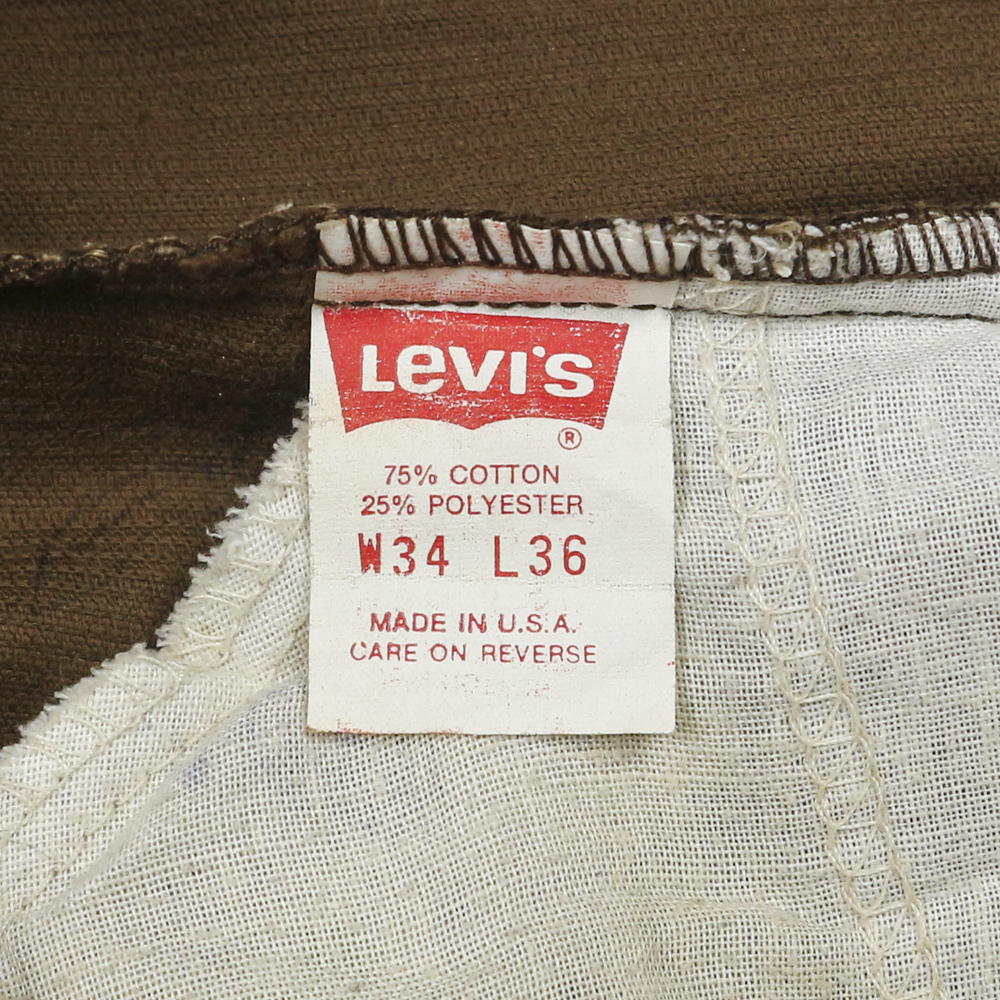Vintage 80s Levi's 517 USA Corduroy Bootcut Jeans Size 33