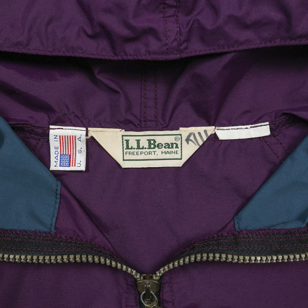 80s L.L.Bean USA Made Mountain Classic Anorak Size L