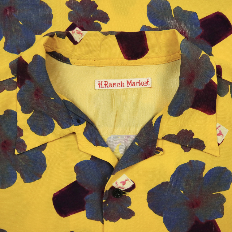 HRM Japan Made Rayon Hawaiian Shirt Size L
