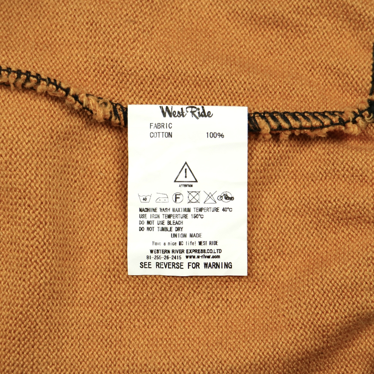 West Ride Japan Quarter Zip Cycle Sweatshirt Size M