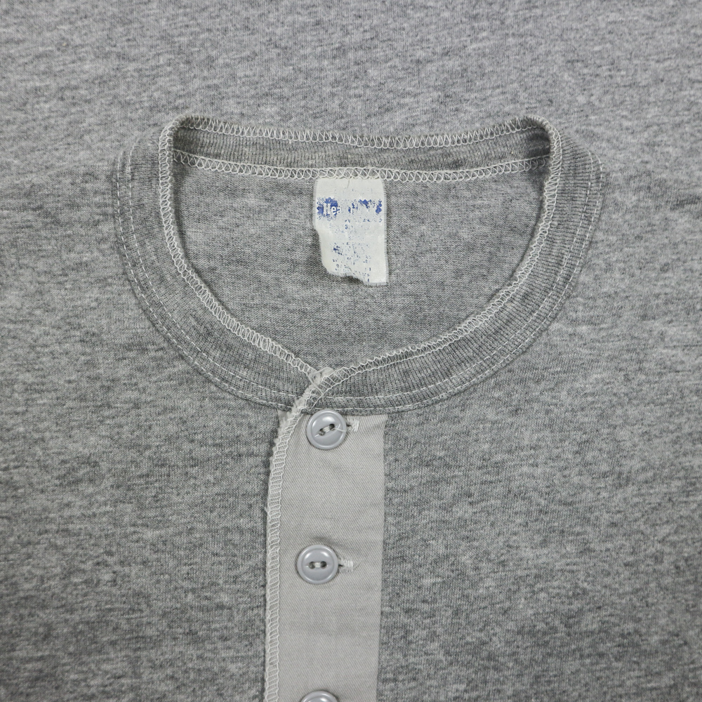 Vtg Healthknit Made in USA Henley T-Shirt Size S