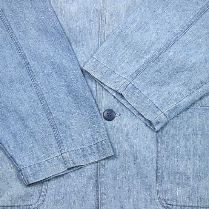 Hill Crop Selvedge Denim Chore Jacket Size XL